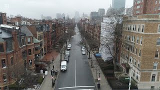 Drone footage captures Boston emptied by coronavirus