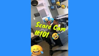 Scare Cam Pranks #101 😅 #shorts #scarecam #funny