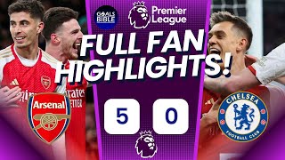 Arsenal SMASHED Chelsea🔴ARSENAL 5-0 CHELSEA LIVE Highlights & Match Reaction