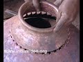 making of mizhavu traditional drum koothu kutiyattam percussion instrument kerala india