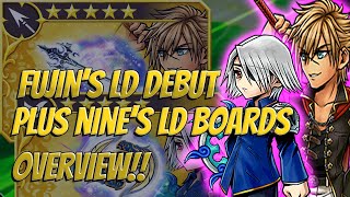 FUJIN'S LD DEBUT PLUS NINE'S LD BOARDS OVERVIEW! Dissidia Final Fantasy: Opera Omnia