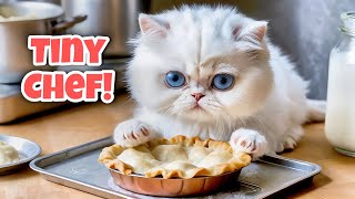 The Adorable Cat Who Baked an Apple Pie