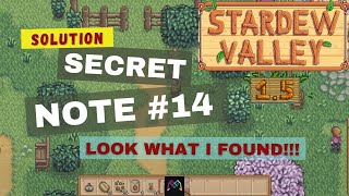 SECRET NOTE #14 | Stardew Valley 1.5 | PXLTVGaming