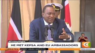 Pres. Kenyatta promises sustained fight on corruption