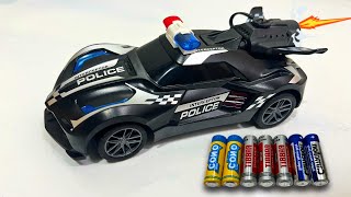 Unboxing Six-wheeled climbing car remote control, Interceptor police Car RC 1:20 Scale,Fire truck