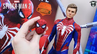 Hot Toys Marvel’s Spider-Man 2 - Advanced Suit 2.0 + PS5 Peter Parker Custom Head Unboxing Review