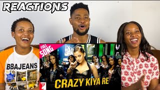 African Friends Reacts To Crazy Kiya Re | Full Song | Dhoom:2 | Aishwarya R, Hrithik R, Sunidhi C,