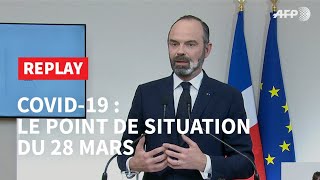 REPLAY - Covid-19: le point de situation du 28 mars