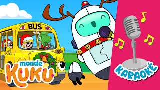 Les Roues de l’Autobus Spécial Noël 🎤 Karaoké pour Enfants - Monde Kuku