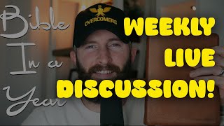 Bible In A Year // Week 11 Live Discussion // Q&A