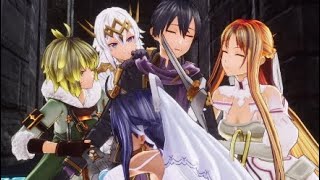 SAO LR　ユウキ「どーだ！　動けまい！(喜)」アスナ「ふふふ　もー何これ(嬉)」