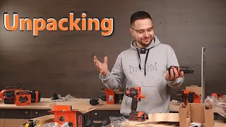 Распаковка аккумуляторного инструмента BLACK+DECKER