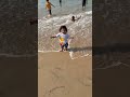 cute baby masti in beach