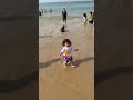 cute baby masti in beach