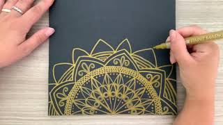 Mandala Black Carbon Paper - Zieler