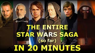 The Entire Star Wars Saga (so far) Explained in 20 Minutes!