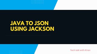 Read JSON file using Java | Jackson Library