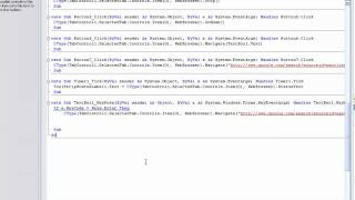 Part 1 - Visual Basic Tutorial - Building A Web Browser