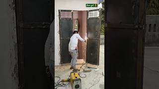 Iron double door🚪// welding work ⚒️// #shorts #trending #viralvideo