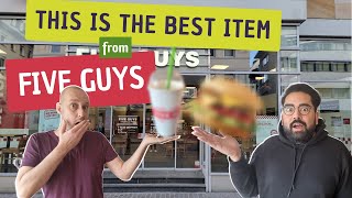 WHAT'S THE BEST ITEM FROM FIVE GUYS? We ordered the entire menu and tried everything! 🍟🍔