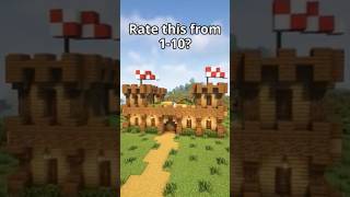 Minecraft most beautiful 😍 wooden castle easy to build || wooden castle 🏰
