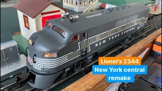 Lionel’s Conventional Classic 2344 New York central F-3 Thoughts and Review🚂(Less is more)