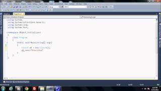 Object Initializer Linq