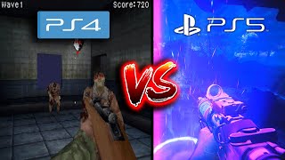 COLD WAR ZOMBIES PS4 VS PS5 GRAPHICS COMPARISON! - Call of Duty: Black Ops - Cold War Zombies