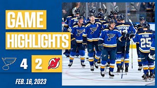 Game Highlights: Blues 4, Devils 2