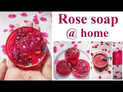 How to make rose soap at home easily | Rose soap making How to make rose soap at home easily | Rose soap making
