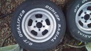 Aluminum Slot Mag Wheels From Yard Sale 15.00