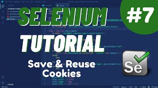 Python Selenium Tutorial #7 - Save & Reuse Cookies