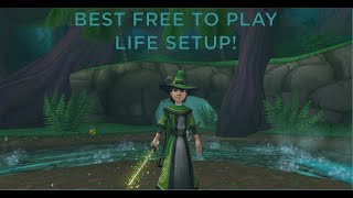 Wizard101: BEST FREE TO PLAY Max Level 160 Life Setup!