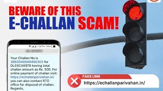 Beware of Fake e-Challan message,Traffic Challan kaise jama kare,EChallan Parivahan,Delhi Traffic