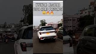 Hyundai Alcazar facelift 2024 | Road presence 🔥 #hyundaialcazar #hyundaialcazarfacelift2024