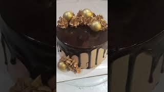 1/2kg Chocolate cake design 🖤🖤