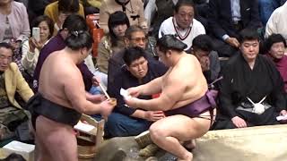 【大相撲初場所2020】14日目 遠藤×豊山 幕内の取り組み  両国国技館 Grand Sumo Tournament 2020/01/25　力士【HD】