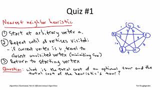 Algorithms for NP-Hard Problems (Section 20.4: The 2-OPT Heuristic for the TSP) [Part 1 of 2]