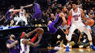 Lakers DEFENSE vs Sixers | Hustle & Transition Plays Lakeshow Highlights