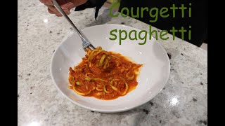 How to make Courgetti Spaghetti