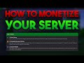 How To Monetize Your Server With Tebex