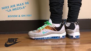 Nike Air Max 98 La Mezcla On Air NYC by Gabrielle Serrano Review and On Feet