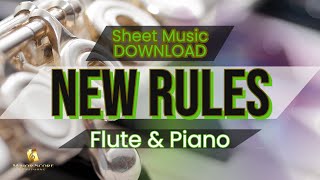 New Rules (Dua Lipa) for Flute & Piano