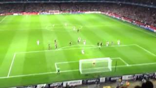 3-0 arsenal v Milan at emirates