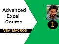 Advanced excel(vba) tutorial 1 : Macro Record and Playback
