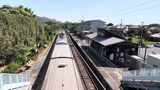 南三原駅　内房線各駅停車木更津行き　入線