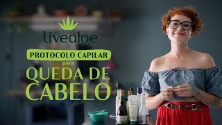 Protocolo Livealoe para queda de cabelo