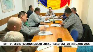 BIT TV LIVE - SEDINTA CONSILIULUI LOCAL HELESTENI 29 IANUARIE 2025