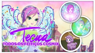 O Clube das Winx | Todos feitiços Cosmix da Tecna + Extras!