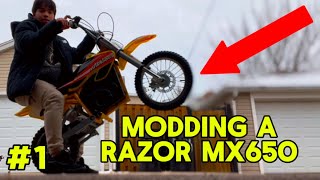 I just got a Razor MX650.. | Pt. 1 of Modding MX650